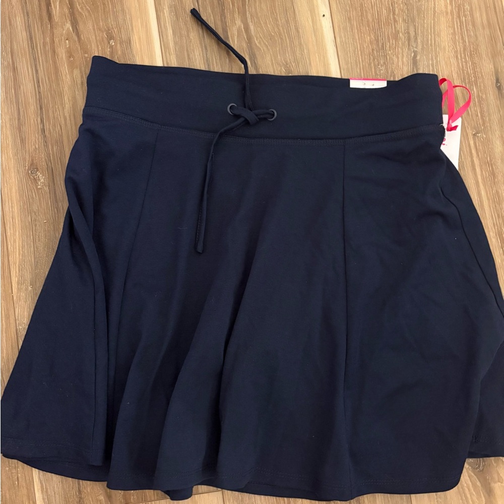 Justice girls Dark Blue Skater Skirt- uniform skirt